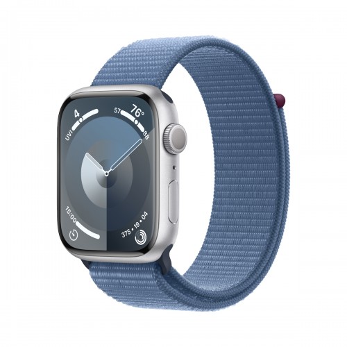 APPLE WATCH 9 45mm SILVER ALUMINIUM WINTER BLUE SPORTLOOP MR9F3 EU