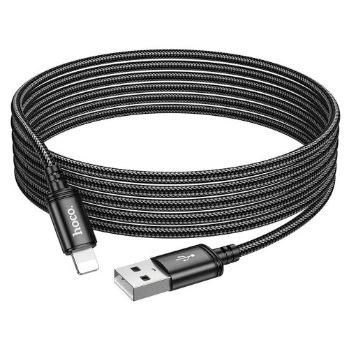 CABLE HOCO USB A TO LIGHTNING 2.4A X91 3m BLACK