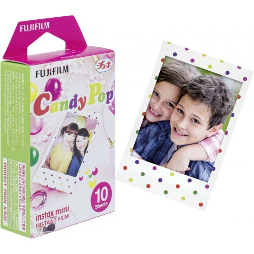 FILM FUJIFILM INSTAX COLOR 10x1 PACK CREDIT CARD SIZE CANDYPOP