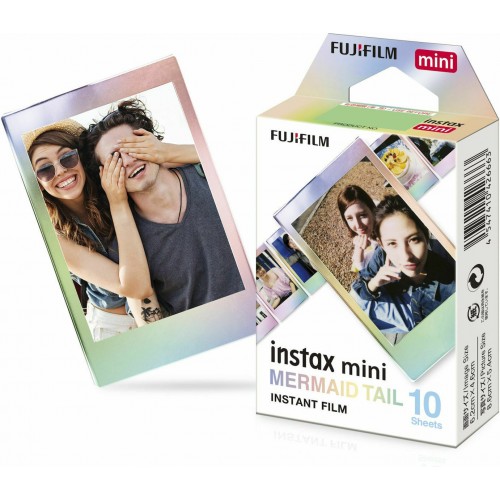 FILM FUJIFILM INSTAX COLOR 10x1 PACK CREDIT CARD SIZE MERMAID TAIL