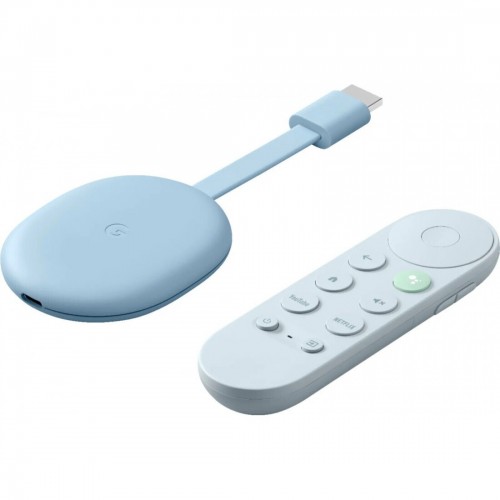 GOOGLE CHROMECAST 4K WITH GOOGLE TV SKY BLUE GA01923