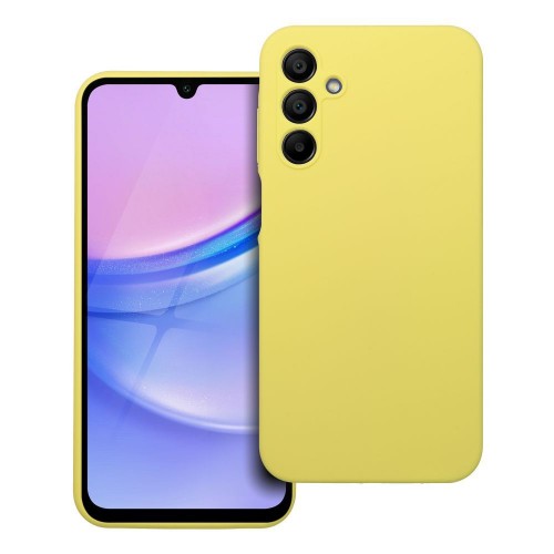 ΘΗΚΗ ΓΙΑ SAMSUNG A15 4G/5G SILICONE LEMON