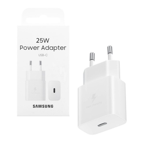 CHARGER ORIGINAL SAMSUNG EP-T2510NWEGEU 25W TYPE C PD 3A 25W GAN WHITE BLISTER