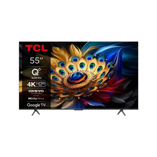 TV TCL 55" 55C61B 4K QLED GOOGLE TV AND GAME MASTER 3.0