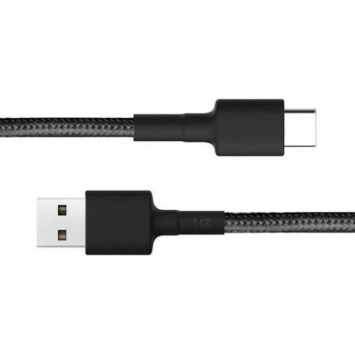 CABLE ORIGINAL XIAOMI BRAIDED USB TYPE C 1m BLACK SJC4109GL