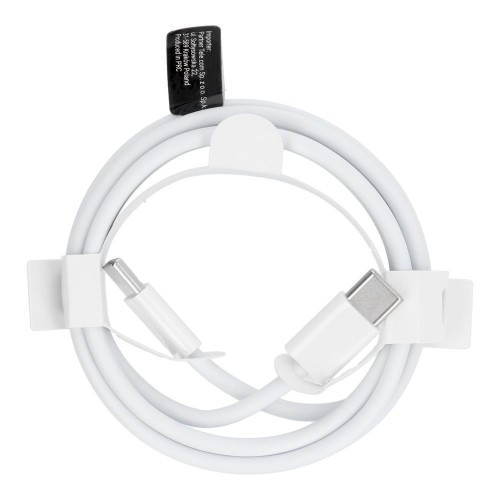 CABLE TYPE C TO TYPE C 3A 30W HD26 1m WHITE